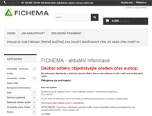 Tablet Screenshot of fichema.cz